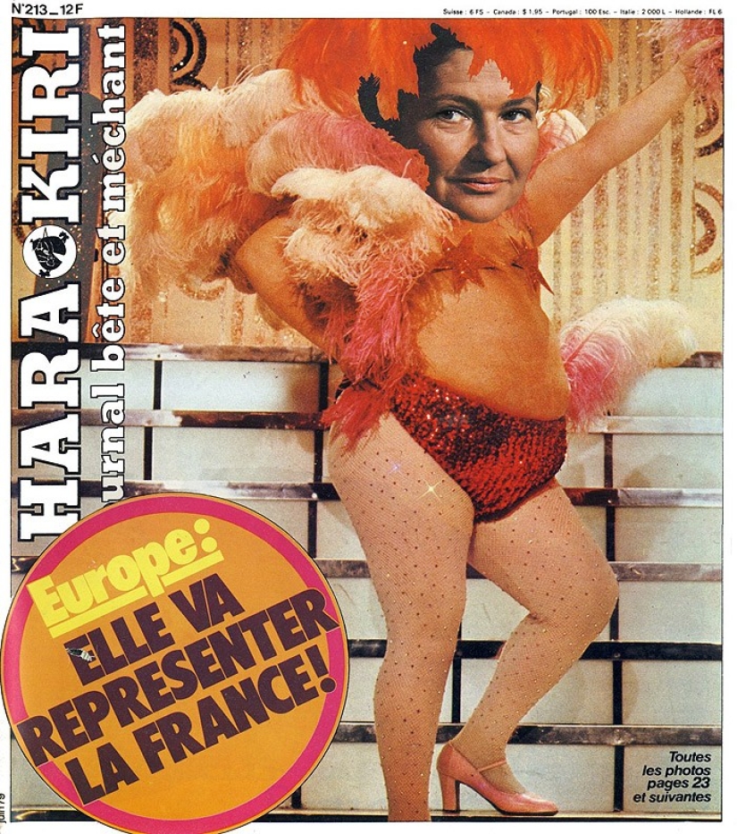 Las portadas de la revista francesa más gamberra del siglo pasado