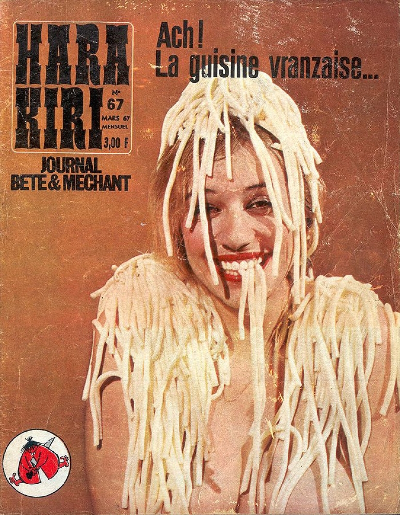 Las portadas de la revista francesa más gamberra del siglo pasado