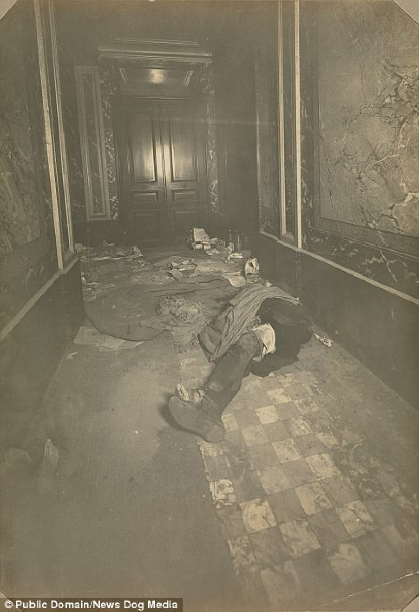Las primeras fotos de la escena del crimen de 1904