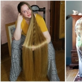 Length matters: fetishists offer an American woman money to show them her hair