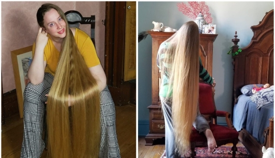 Length matters: fetishists offer an American woman money to show them her hair