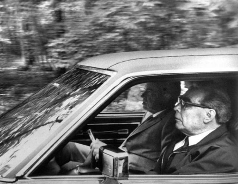Leonid Ilyich Brezhnev on vacation and not only