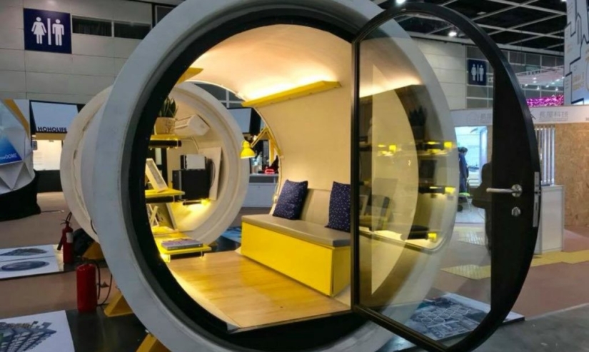Life in a concrete pipe: in Hong Kong, it was proposed to build housing in water pipes