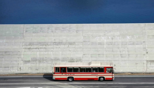 Life is like in prison: the coast of Japan, affected by the 2011 tsunami, was surrounded by a 12-meter wall