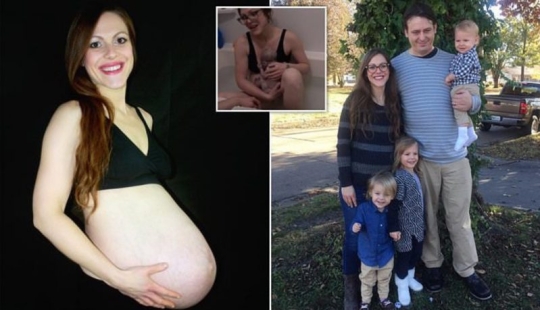 Live birth: an American woman filmed the birth of her daughter at home