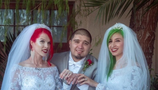 Lo descubrieron por tres: dos mujeres estadounidenses se casaron con un hombre Lo descubrieron por tres: dos mujeres estadounidenses se casaron con un hombre