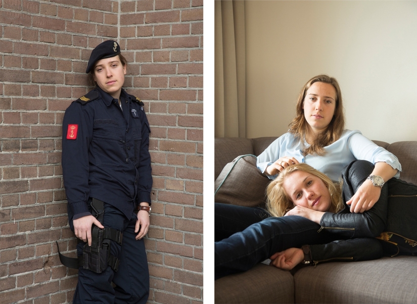 Lo que se esconde debajo del uniforme: chicas de la Marina de los Países Bajos en uniforme y sin él Lo que se esconde debajo del uniforme: chicas de la Marina de los Países Bajos en uniforme y sin él