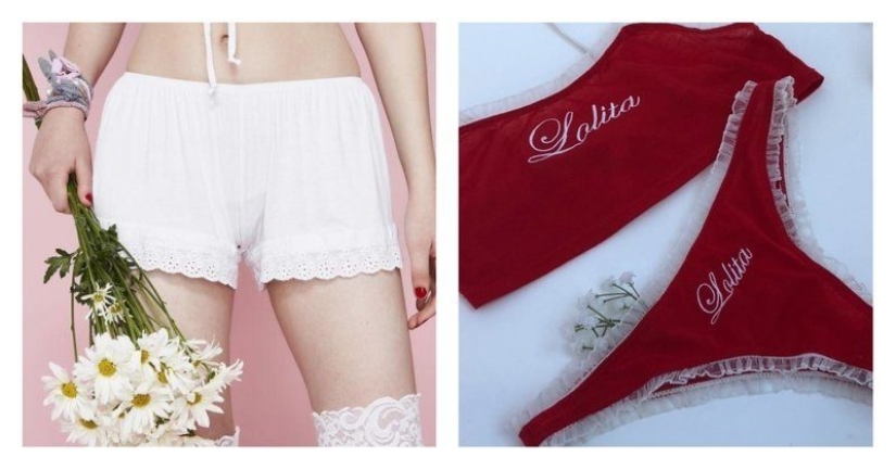 Lolita-style underwear criticized for pedophilia propaganda