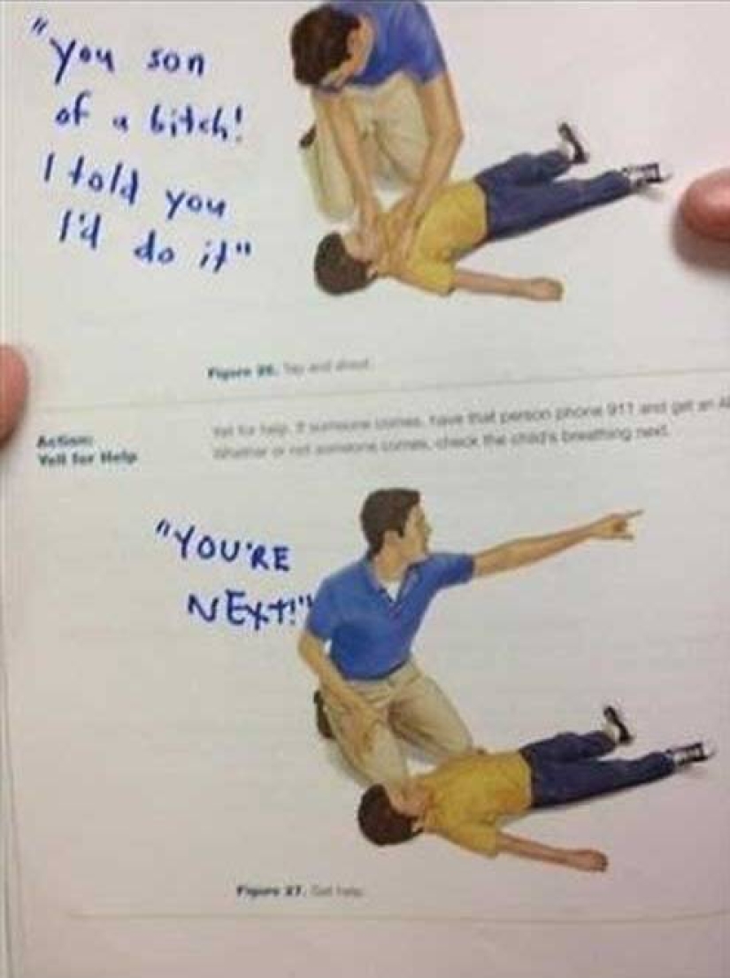 Los dibujos más divertidos de estudiantes y escolares mortalmente aburridos