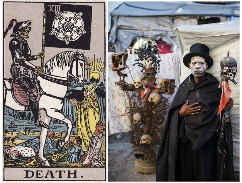 Los habitantes de Haití han dado vida a las misteriosas cartas del Tarot