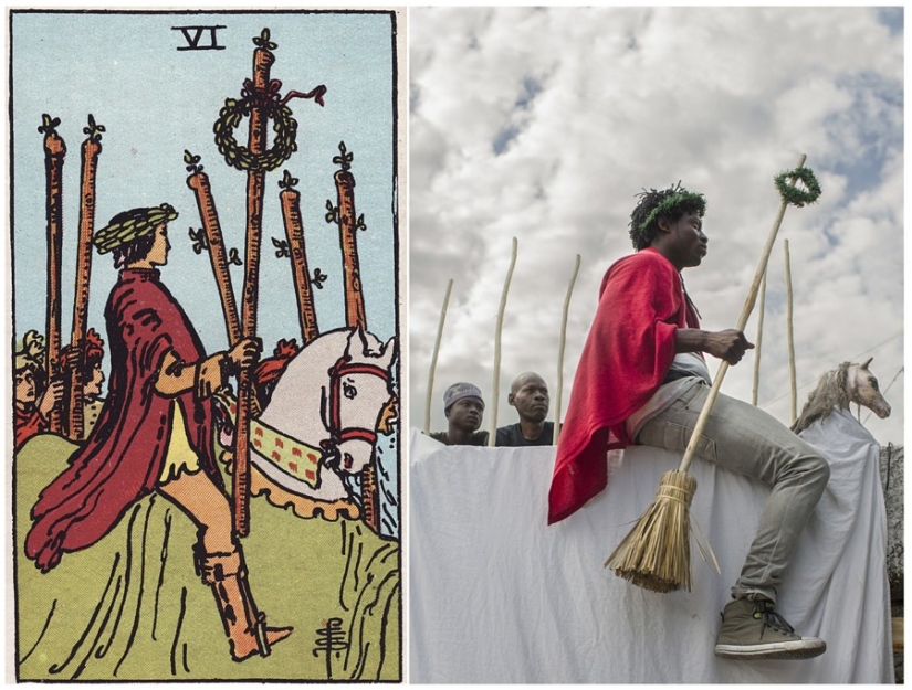 Los habitantes de Haití han dado vida a las misteriosas cartas del Tarot