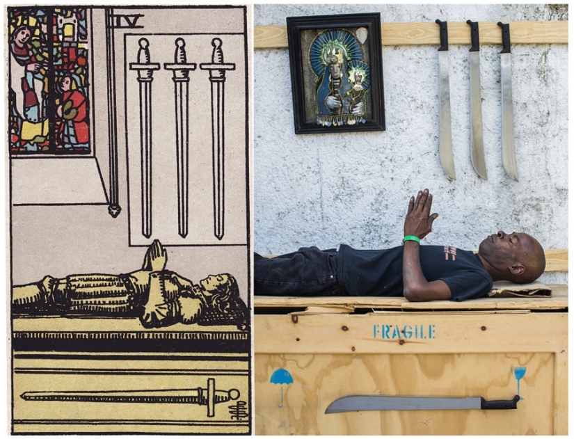 Los habitantes de Haití han dado vida a las misteriosas cartas del Tarot