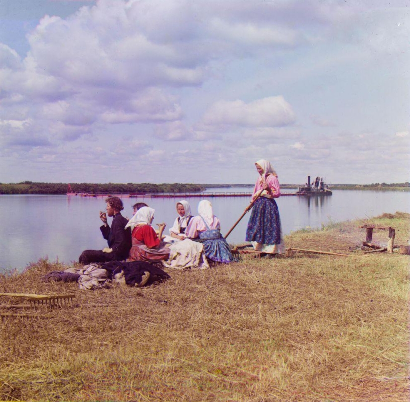 Los primeros retratos en color de los residentes rusos