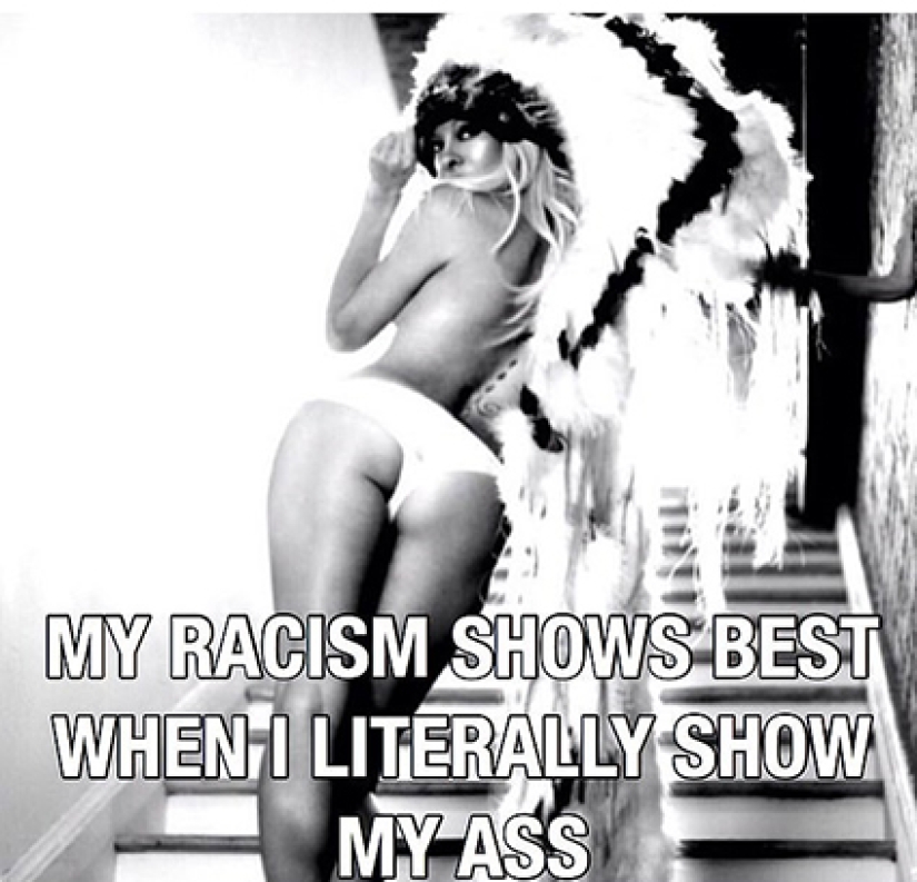 Los problemas de los indios de Pamela no... preocupación: Los nativos americanos estaban indignados por las fotos sinceras de la estrella