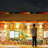 los taiwaneses de 96 años salvaron el pueblo de la demolición, convirtiéndolo en una atracción arcoíris