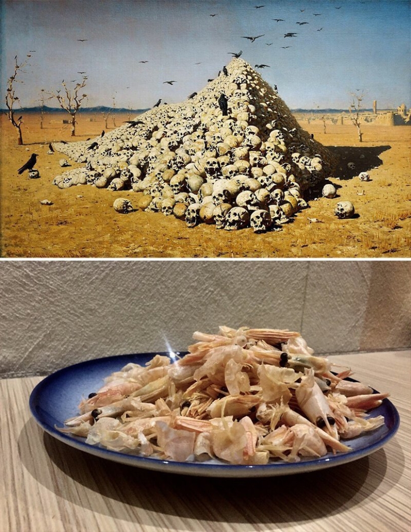 Los usuarios de VKontakte han recreado pinturas de la época clásica