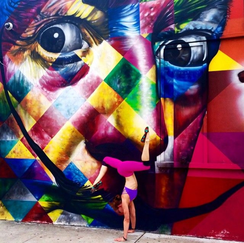 Love and yoga can be practiced everywhere