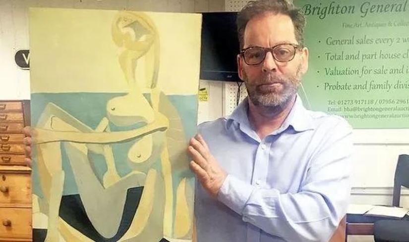 Lucky, so lucky: a man bought an original Picasso for the price of an old picture frame