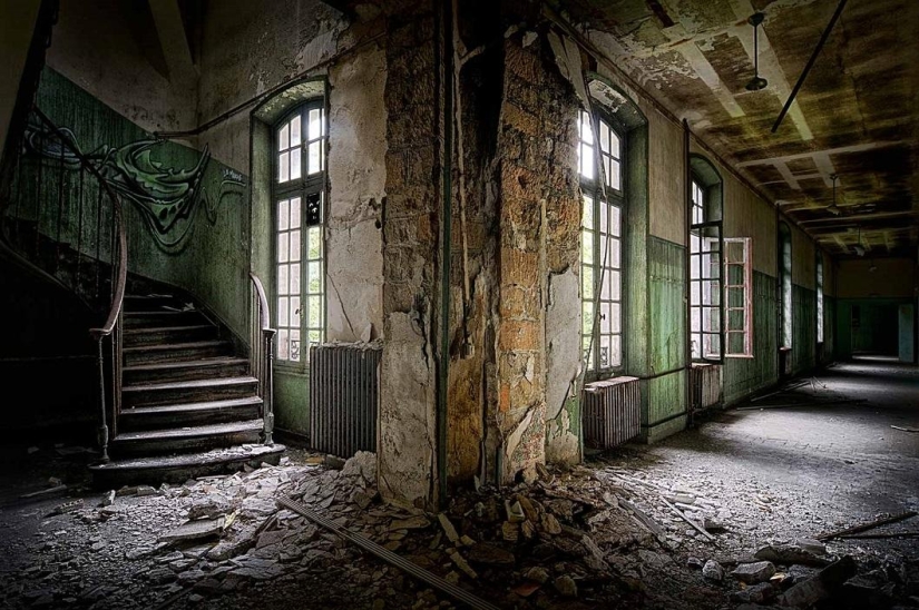 Lugares abandonados en las fotografías de Vincent Jansen