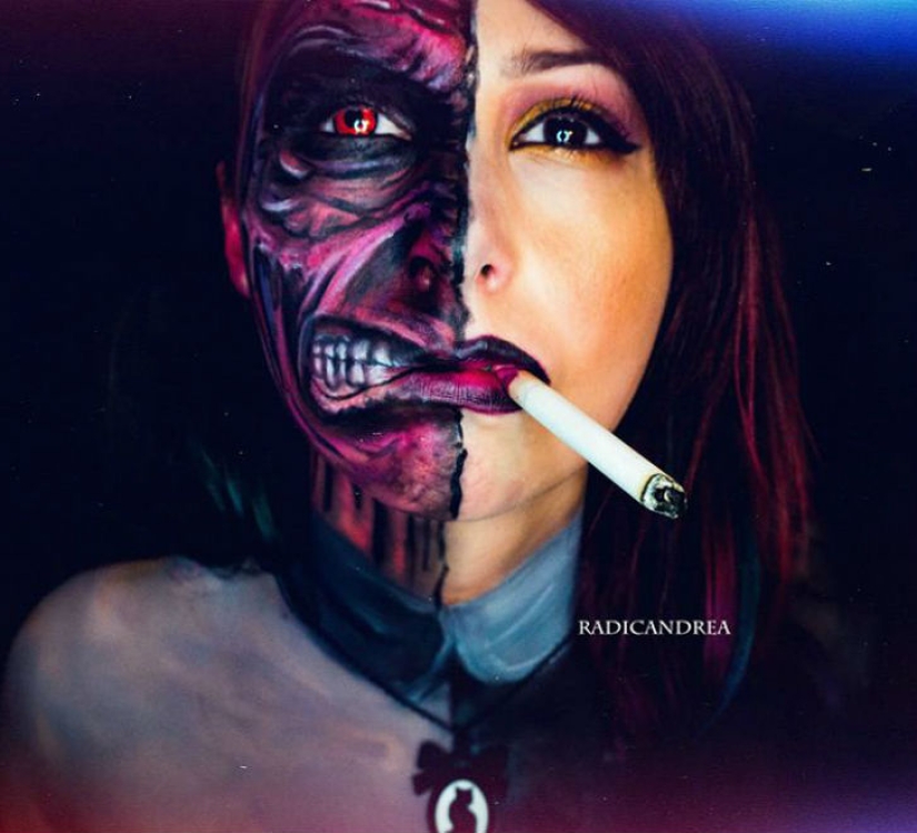 Make-up stylist who will revive your nightmares