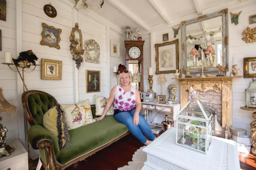 Mamá hizo una micro mansión de un viejo granero para esconderse en ella de su esposo e hijos