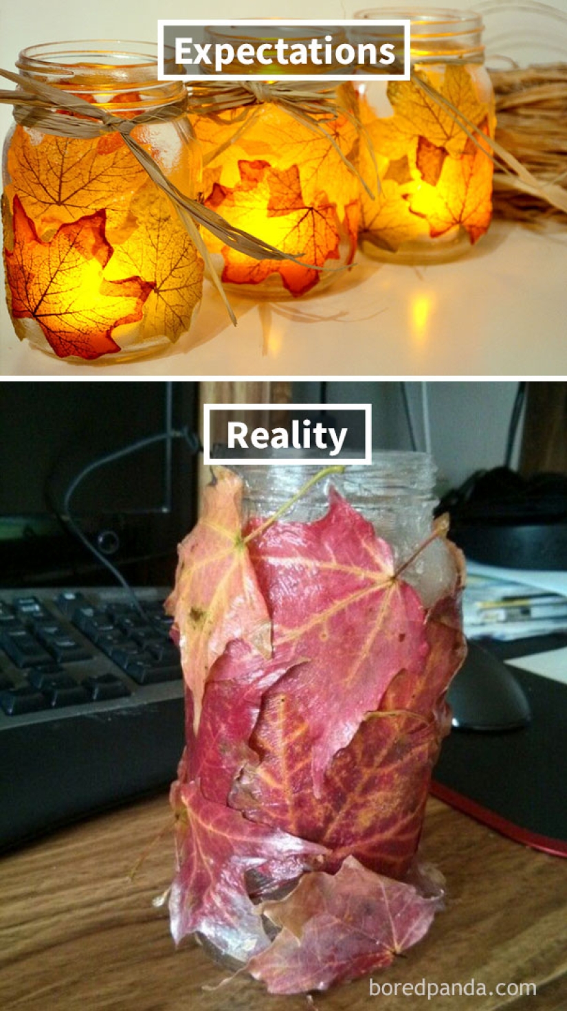 Manualidades creativas con sus manos: las expectativas y la realidad Manualidades creativas con sus manos: las expectativas y la realidad