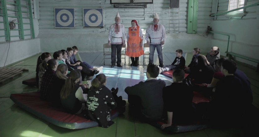 Mari schoolchildren have made a website about their village, where there is almost no Internet