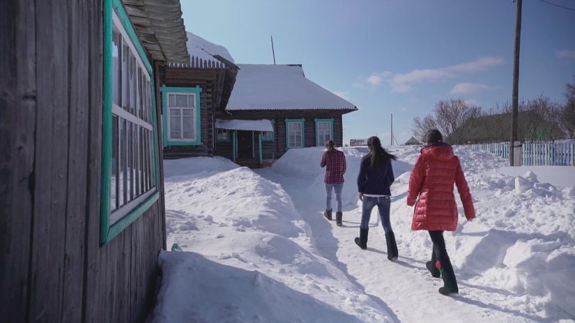 Mari schoolchildren have made a website about their village, where there is almost no Internet