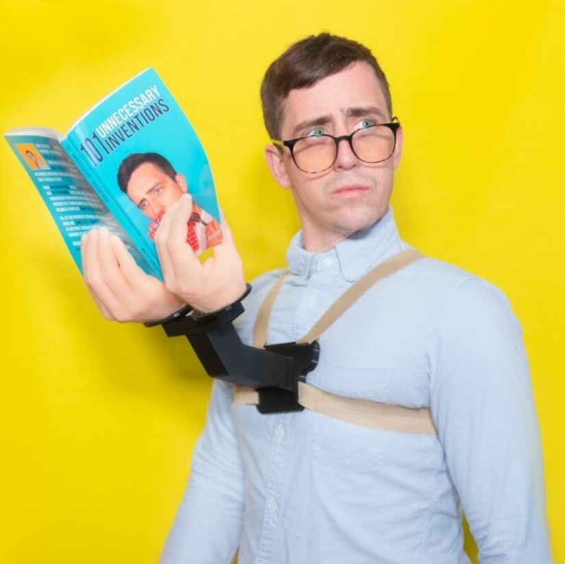 Matt Benedetto pleased the audience with new "useful" inventions