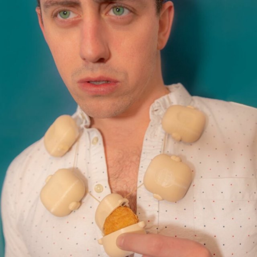 Matt Benedetto pleased the audience with new "useful" inventions