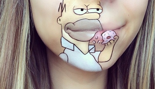 Mejor pintura corporal de labios