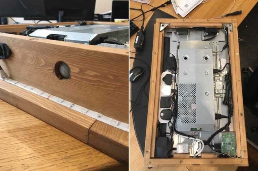 Mi luz, espejo, dime: el tipo hizo un espejo mágico con sus propias manos