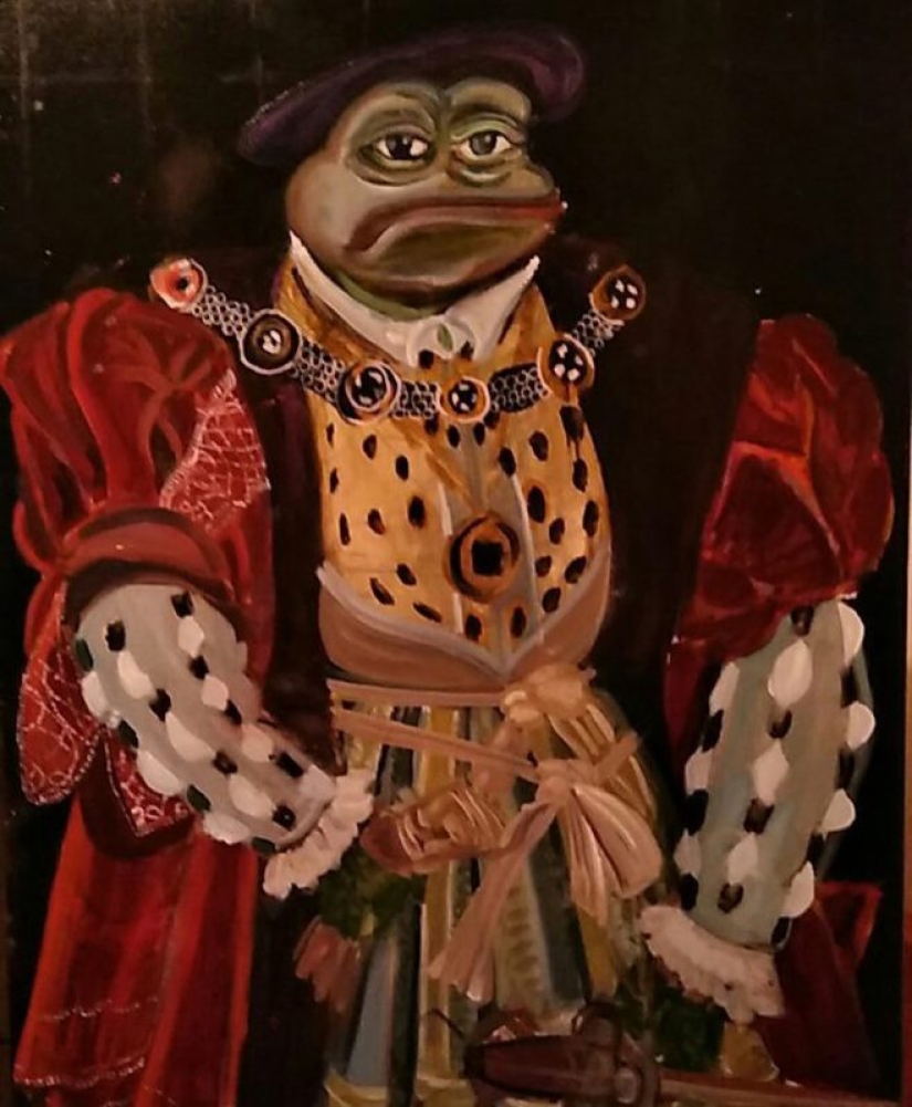 Michelangelo: an artist from St. Petersburg creates copies of world masterpieces with an Internet meme Michelangelo: an artist from St. Petersburg creates copies of world masterpieces with an Internet meme