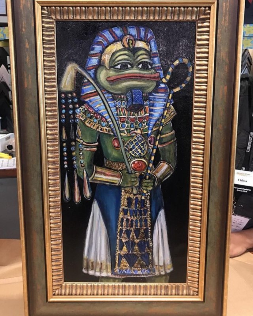 Michelangelo: an artist from St. Petersburg creates copies of world masterpieces with an Internet meme Michelangelo: an artist from St. Petersburg creates copies of world masterpieces with an Internet meme