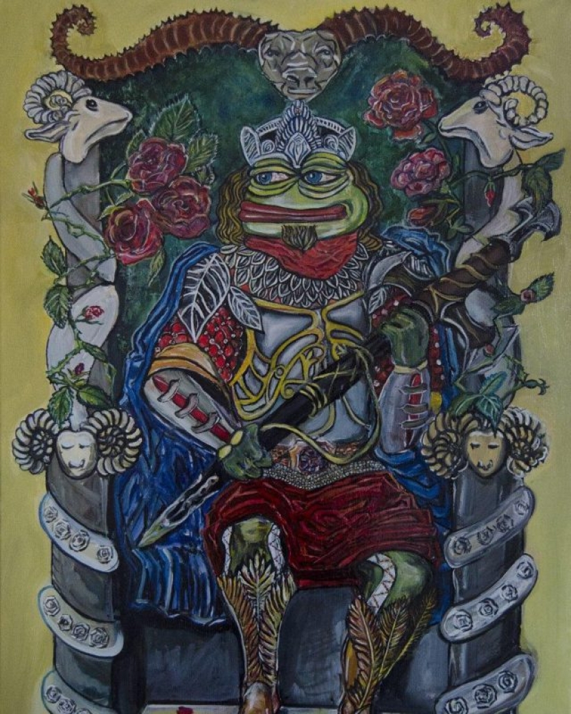 Michelangelo: an artist from St. Petersburg creates copies of world masterpieces with an Internet meme Michelangelo: an artist from St. Petersburg creates copies of world masterpieces with an Internet meme