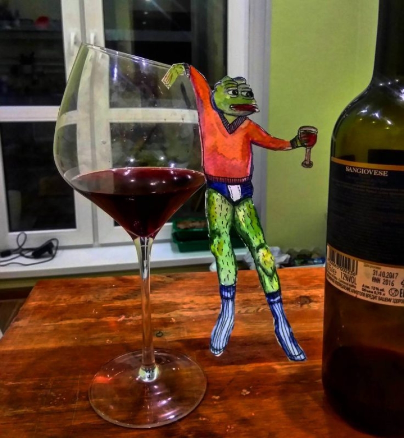 Michelangelo: an artist from St. Petersburg creates copies of world masterpieces with an Internet meme Michelangelo: an artist from St. Petersburg creates copies of world masterpieces with an Internet meme