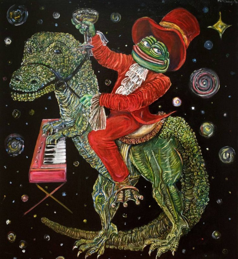 Miguel Ángel: un artista de San Petersburgo crea copias de obras maestras mundiales con un meme de Internet Miguel Ángel: un artista de San Petersburgo crea copias de obras maestras mundiales con un meme de Internet