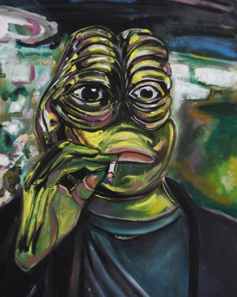 Miguel Ángel: un artista de San Petersburgo crea copias de obras maestras mundiales con un meme de Internet Miguel Ángel: un artista de San Petersburgo crea copias de obras maestras mundiales con un meme de Internet