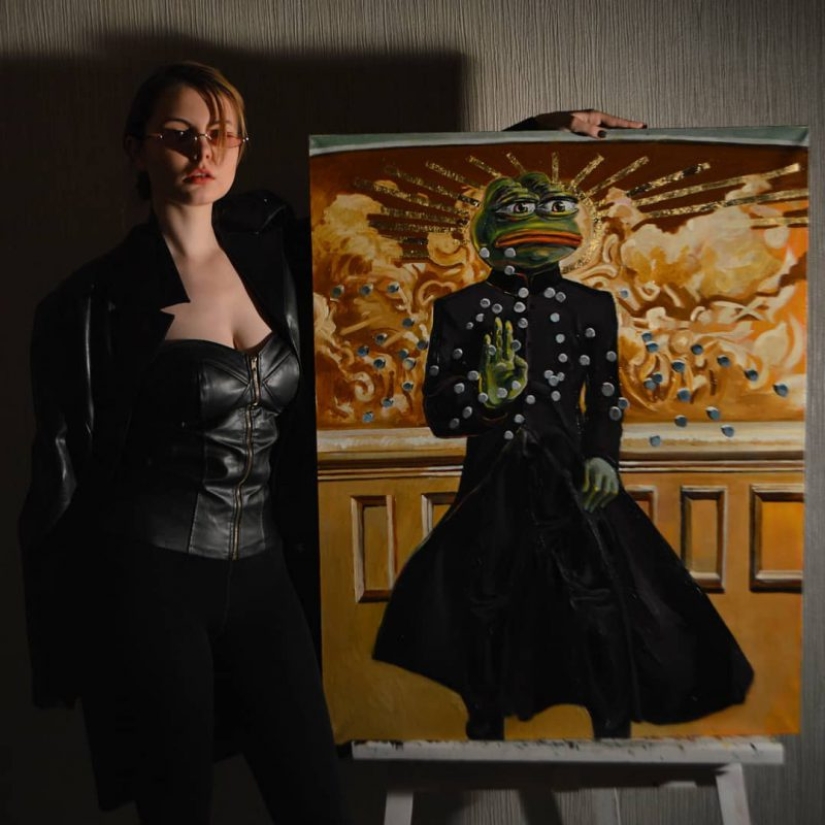 Miguel Ángel: un artista de San Petersburgo crea copias de obras maestras mundiales con un meme de Internet Miguel Ángel: un artista de San Petersburgo crea copias de obras maestras mundiales con un meme de Internet