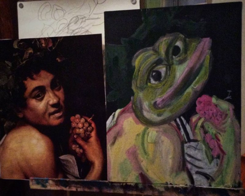 Miguel Ángel: un artista de San Petersburgo crea copias de obras maestras mundiales con un meme de Internet Miguel Ángel: un artista de San Petersburgo crea copias de obras maestras mundiales con un meme de Internet