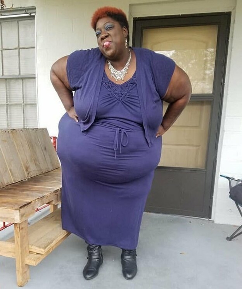 Millions of people follow the training of this huge African-American woman Millions of people follow the training of this huge African-American woman