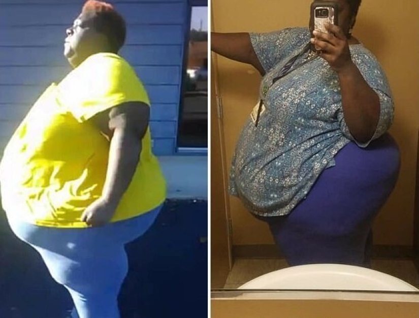 Millions of people follow the training of this huge African-American woman Millions of people follow the training of this huge African-American woman