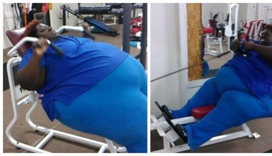 Millions of people follow the training of this huge African-American woman