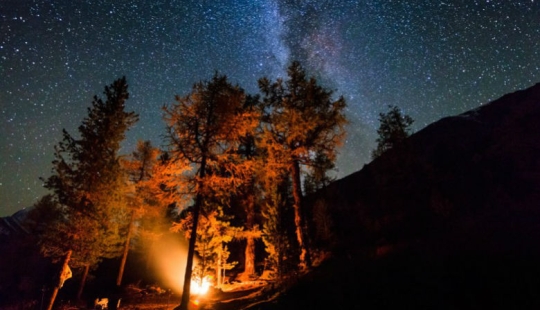 Millions of stars over Altai
