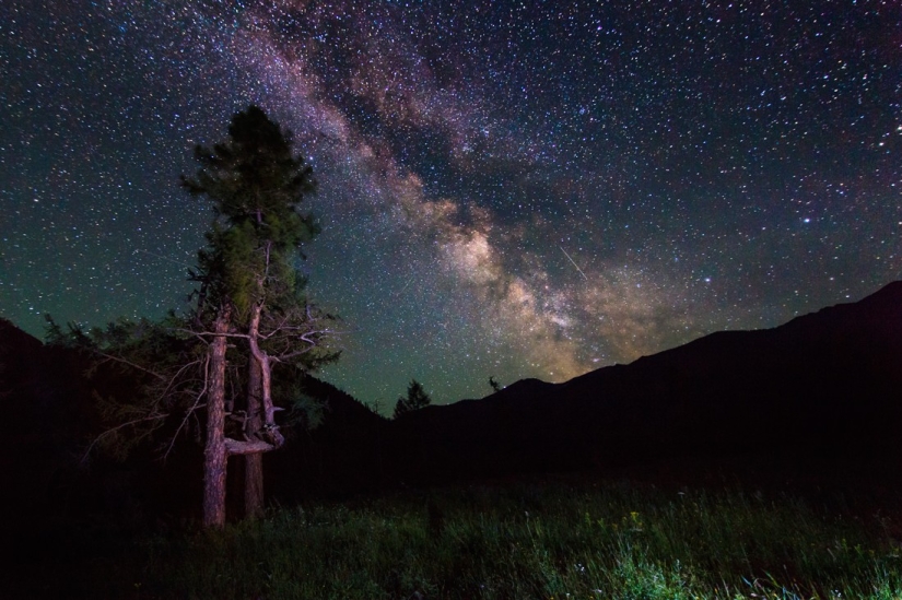 Millions of stars over Altai Millions of stars over Altai