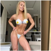 Modelo de Instagram de Rusia criticada por una foto en bikini de máscaras