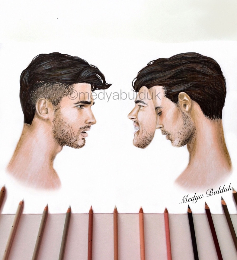 "Most of our problems are only in our minds": deep drawings that make you think