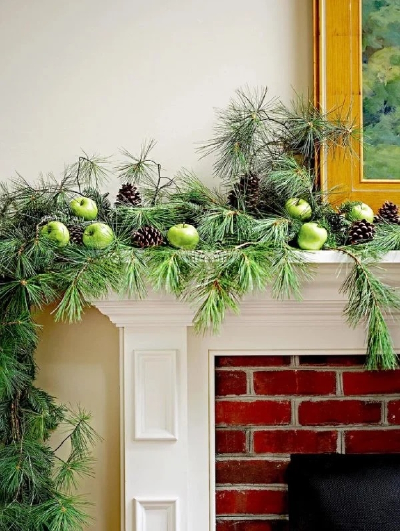 Más geniales ideas de decoraciones de Navidad de los conos y ramitas Más geniales ideas de decoraciones de Navidad de los conos y ramitas