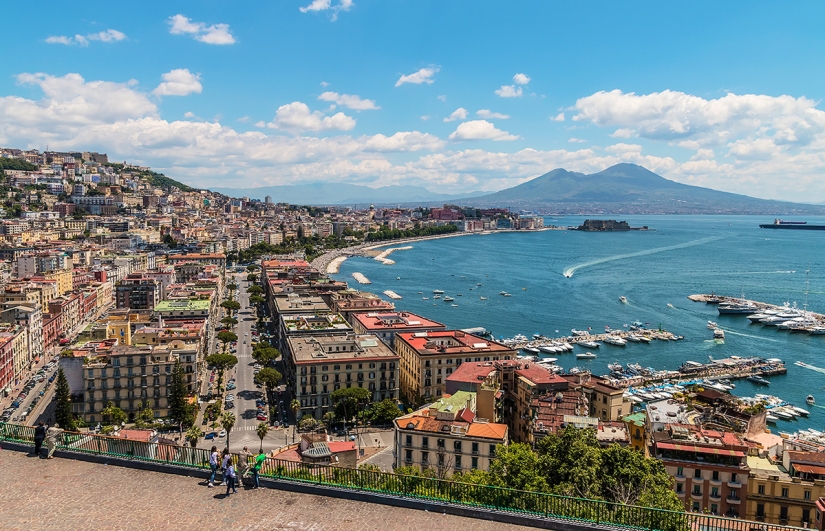 Naples Awakens the Five Senses