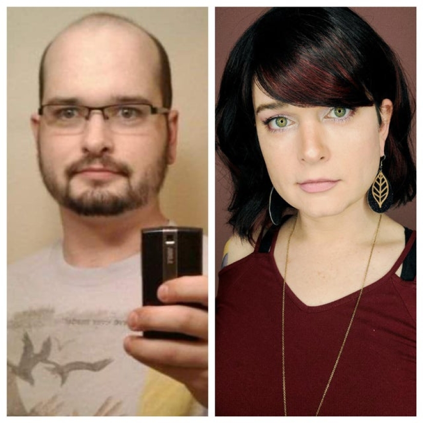 New people: 22 photos of transgender people before and after sex change